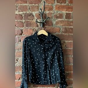 Ikks Black Rock Print Shirt